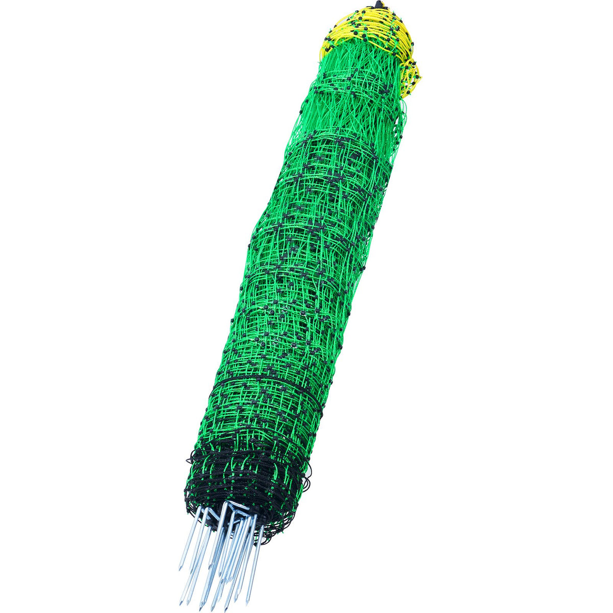 Electric Fence Netting 1.06x49.98m | PE Mesh with Double-Spiked Stakes & Posts | For Goats, Sheep, Dogs & Farm Use
