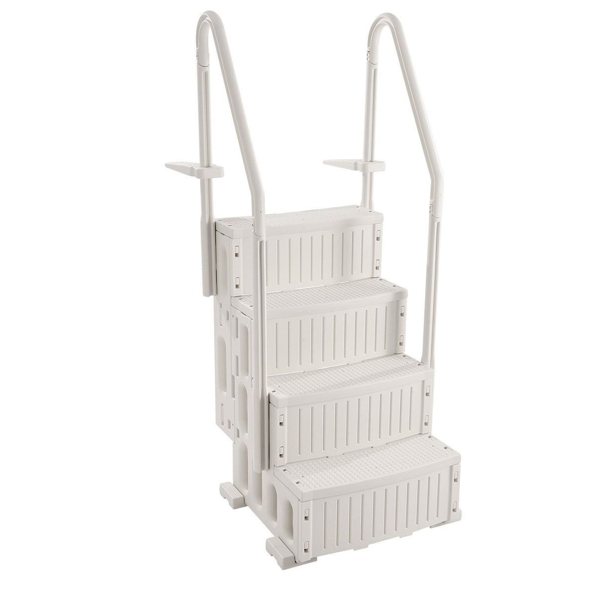 Pool Ladder | 4-Step White Robust Design | Dual Handrails for 122–137cm Pools