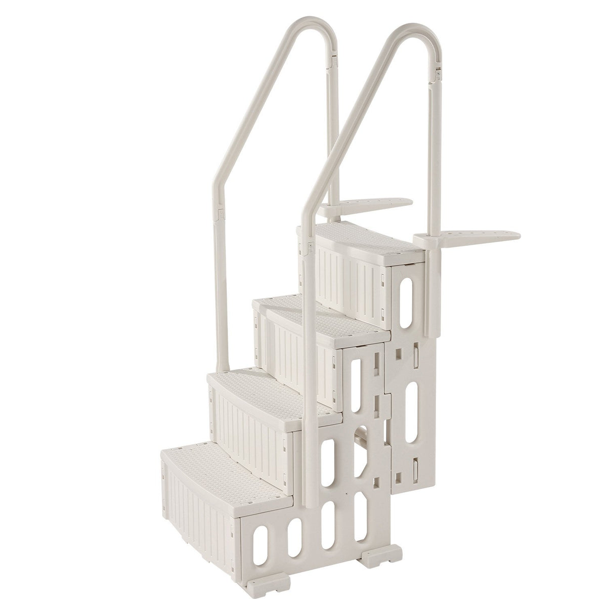 Pool Ladder | 4-Step White Robust Design | Dual Handrails for 122–137cm Pools