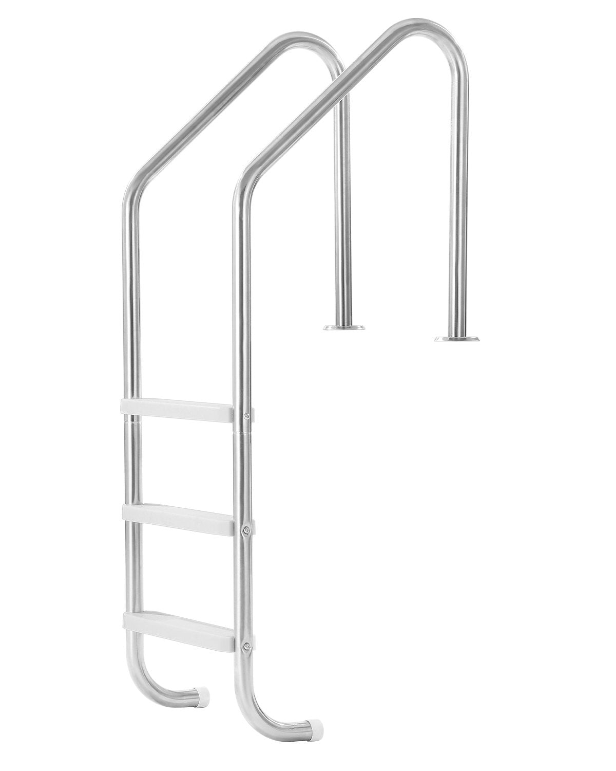 Stainless Steel Pool Ladder | 3-Step with 2 Handrails | 1219–1371mm Pools
