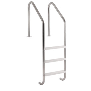 Stainless Steel Pool Ladder | 3-Step with 2 Handrails | 1219–1371mm Pools