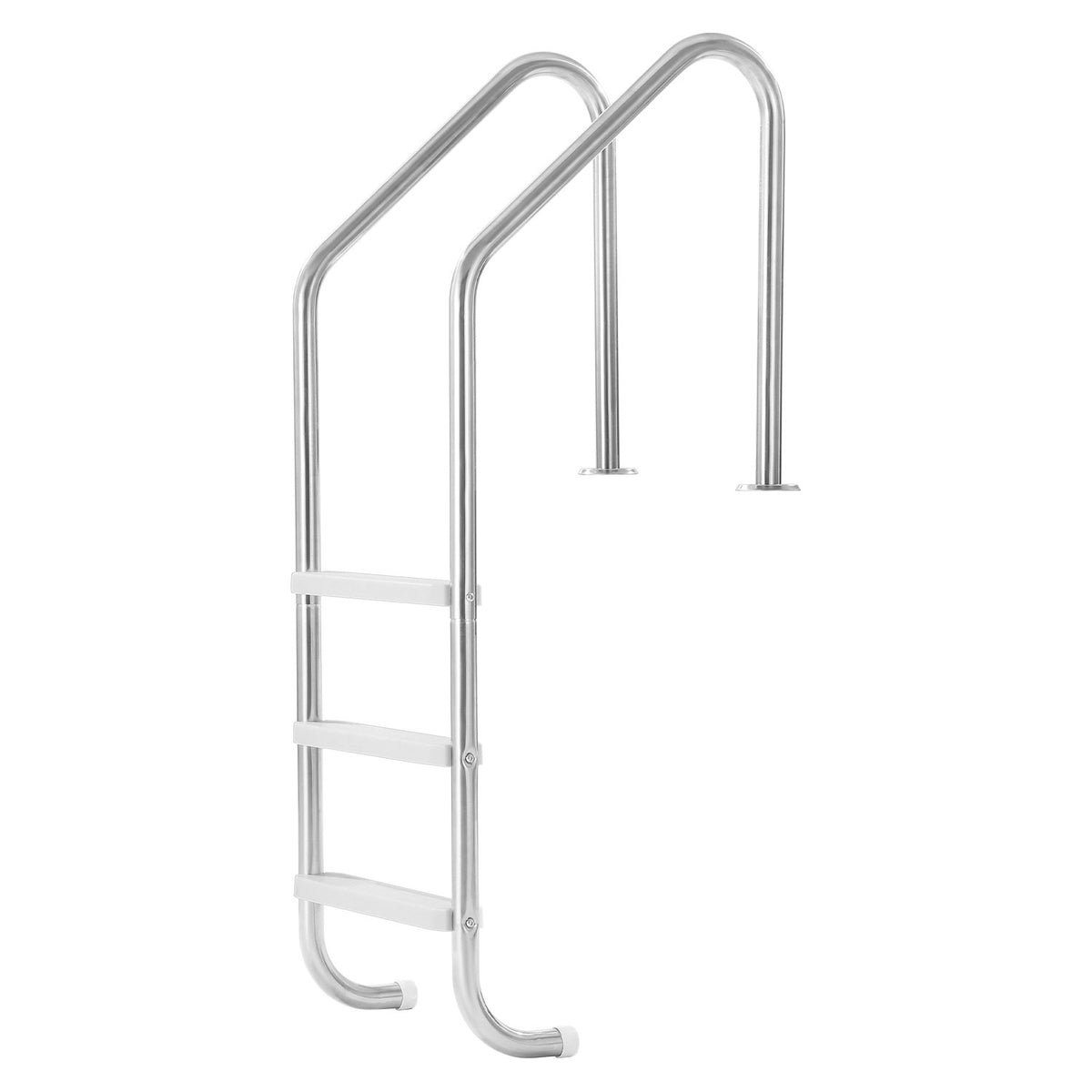 Stainless Steel Pool Ladder | 3-Step with 2 Handrails | 1219–1371mm Pools