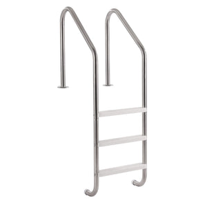 Stainless Steel Pool Ladder | 3-Step with 2 Handrails | 1219–1371mm Pools
