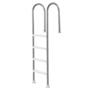 Pool Ladder | 4-Step Stainless Steel with Dual Handrails for Decked Pools