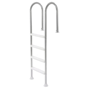 Pool Ladder | 4-Step Stainless Steel with Dual Handrails for Decked Pools
