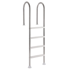 Pool Ladder | 4-Step Stainless Steel with Dual Handrails for Decked Pools