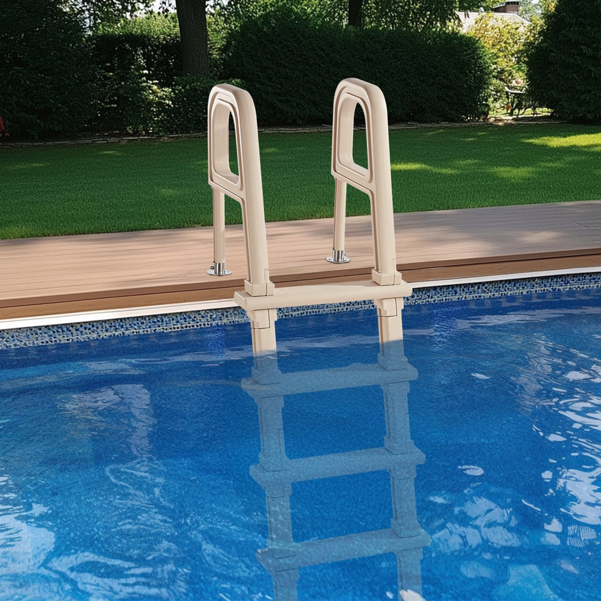 Pool Ladder | 5-Step Inclined with Dual Handrails for 122–137cm Pools