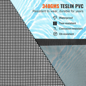 Pool Safety Fence 4'x12' | Removable Child & Pet Barrier with DIY Installation