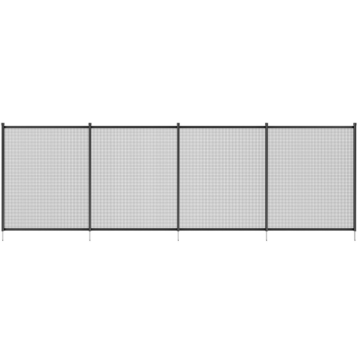 Pool Safety Fence 4'x12' | Removable Child & Pet Barrier with DIY Installation