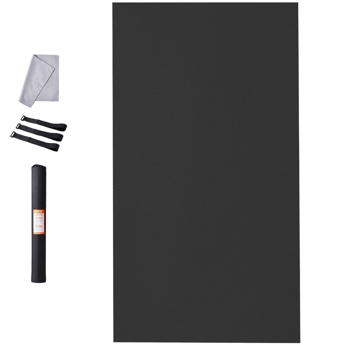 Exercise Mat 10x6FT | Non-Slip High Density Yoga Mat with Bag & Strap | For Home Yoga, Pilates & Floor Workouts | Unisex
