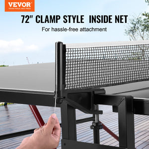 Ping Pong Table | Foldable Indoor/Outdoor Tennis Table with Net