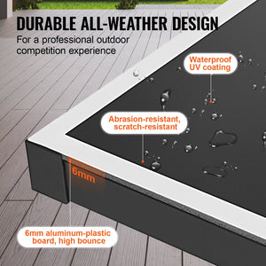 Ping Pong Table | Foldable Indoor/Outdoor Tennis Table with Net