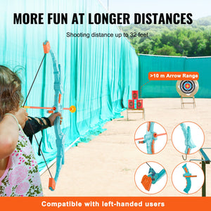 Kids Archery Set | LED Bow with 10 Arrows | Outdoor Play Kit