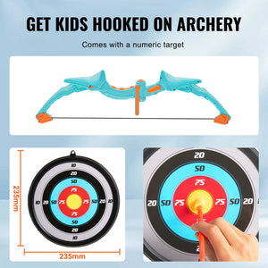 Kids Archery Set | LED Bow with 10 Arrows | Outdoor Play Kit