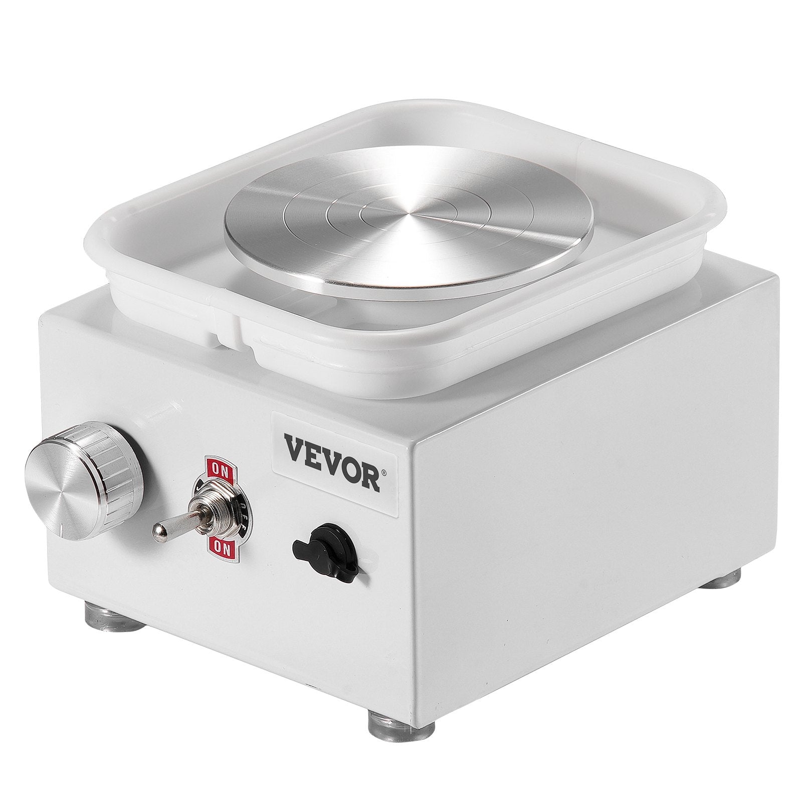 Mini Pottery Wheel | 0–320RPM Electric Ceramic Machine | White