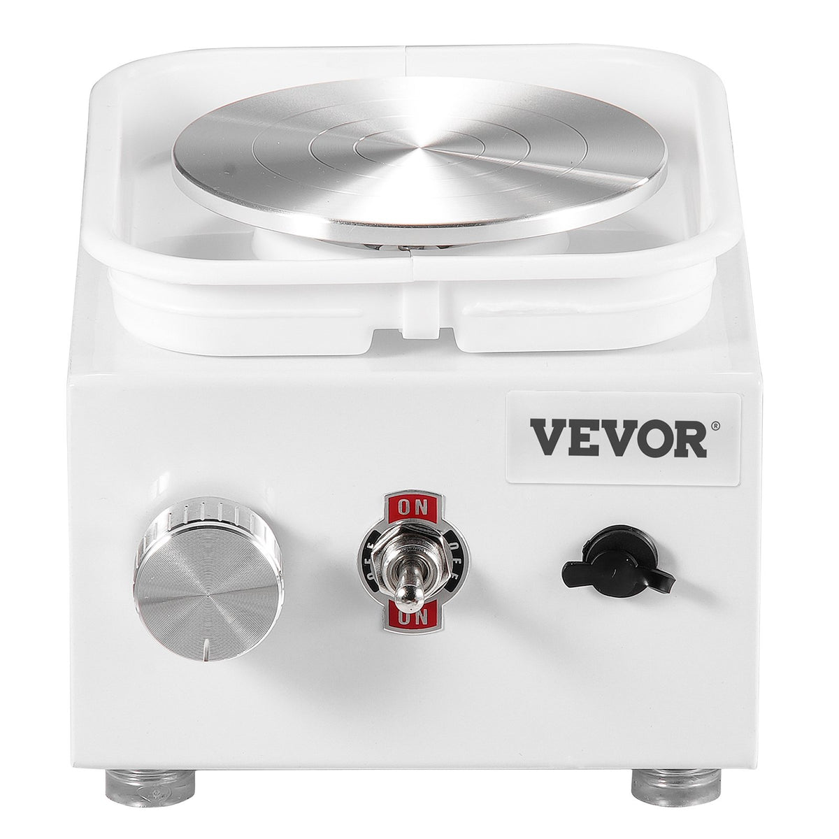Mini Pottery Wheel | 0–320RPM Electric Ceramic Machine | White