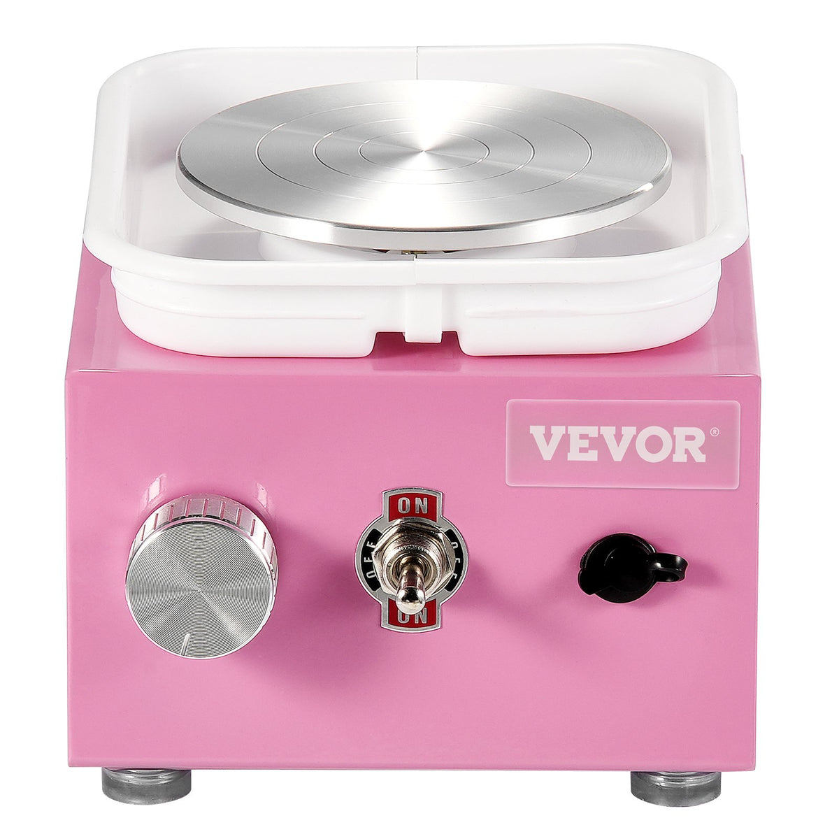 Mini Pottery Wheel | Electric Ceramic Wheel Machine | 0–320RPM | Pink