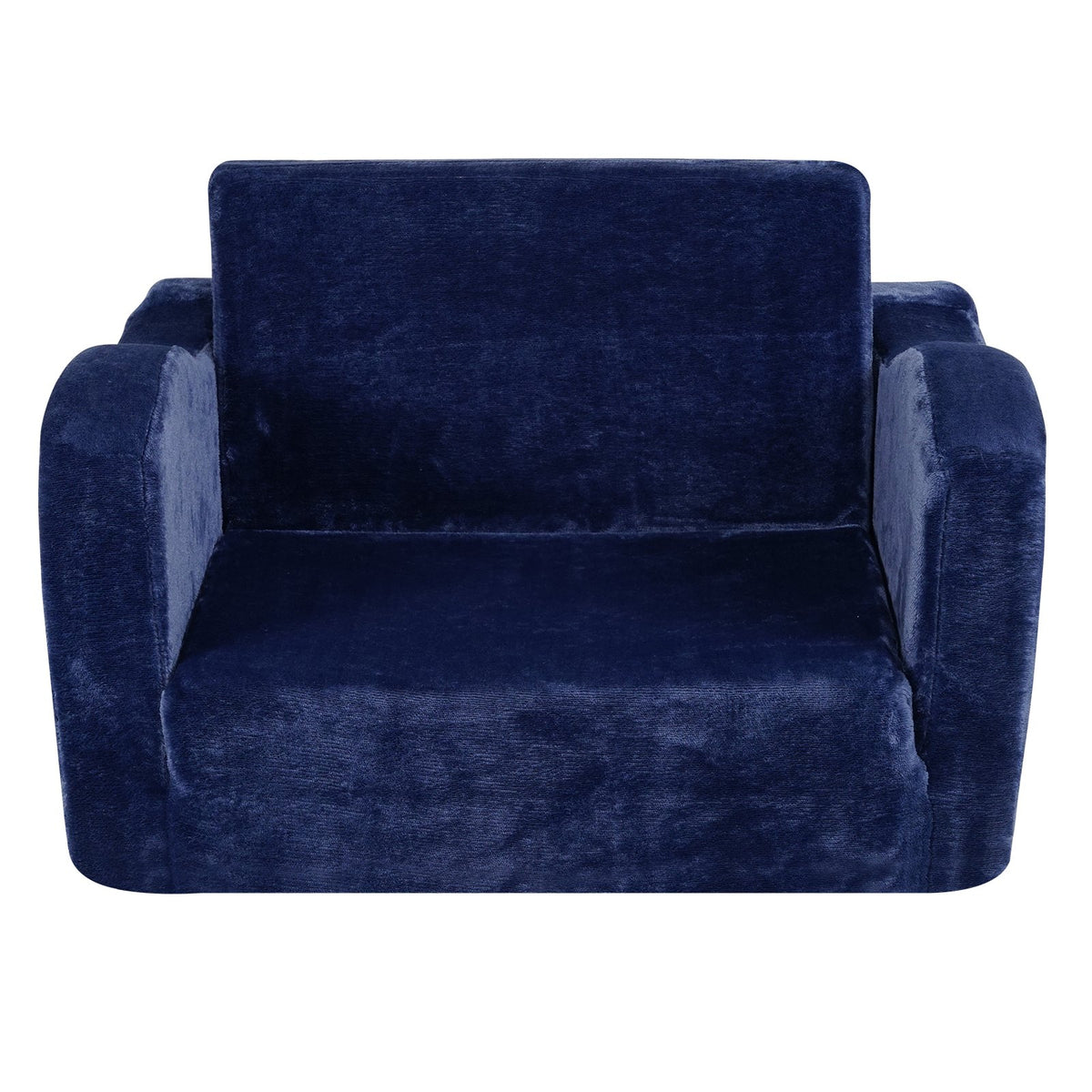 Baby Chair Sofa | Foldable 2-in-1 Lounger | Comfy Blue Design