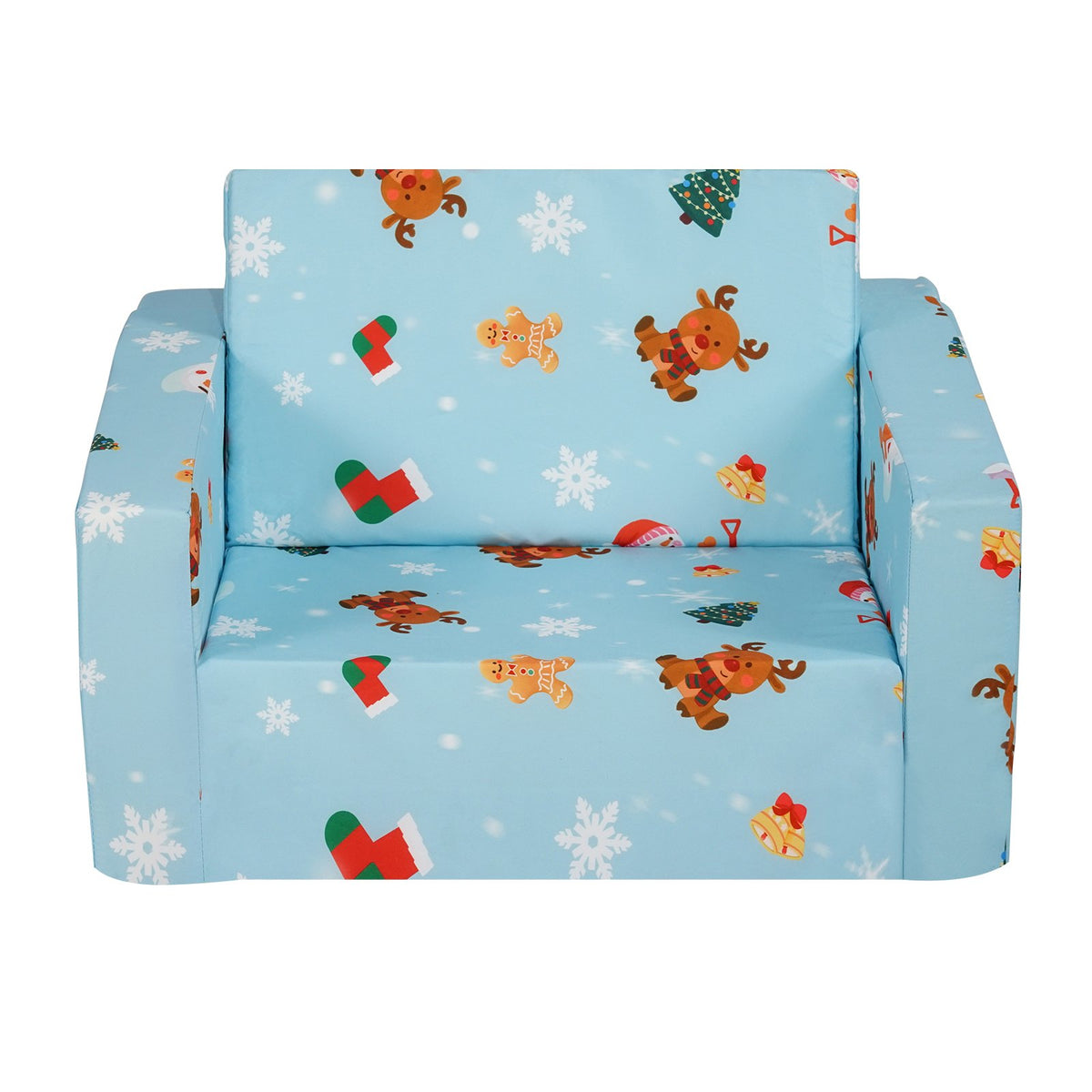 Baby Chair Sofa | Foldable 2-in-1 Lounger | Cartoon Pink Design