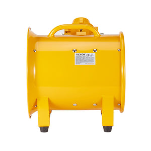 Portable Ventilator 12 Inch | 550W Cylinder Exhaust Fan | 2500CFM Industrial Blower with 3m Cord for Dust & Smoke Removal