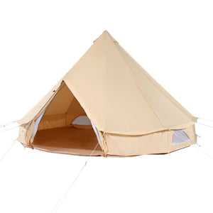 Canvas Bell Tent | 4m 4-Season Yurt with Stove Jack