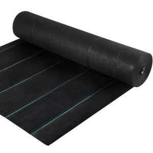 Weed Barrier Fabric | 5.8oz Heavy Duty Woven Ground Cover | 4ft x 300ft Landscape Geotextile for Weed Control