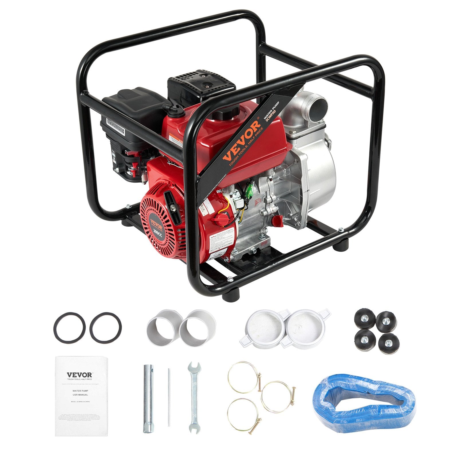 Gas Engine Water Pump | 50mm 7HP 4-Stroke Transfer Pump