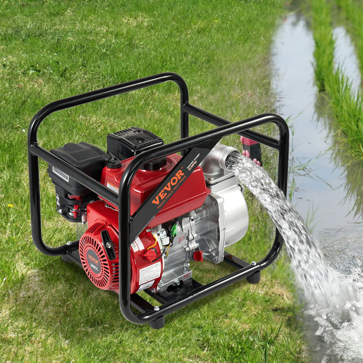 Gas Engine Water Pump | 50mm 7HP 4-Stroke Transfer Pump