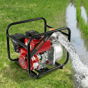 Gas Engine Water Pump | 80mm 7HP 4-Stroke Transfer Pump