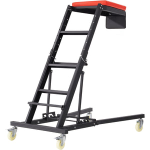 Automotive Topside Creeper | Adjustable 48"-76" Height | 181kg Capacity Heavy Duty Foldable Frame
