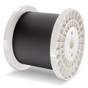 Stainless Steel Cable | T316 3.18mm 7x7 Wire Rope | 152.4m for Railing & Rigging
