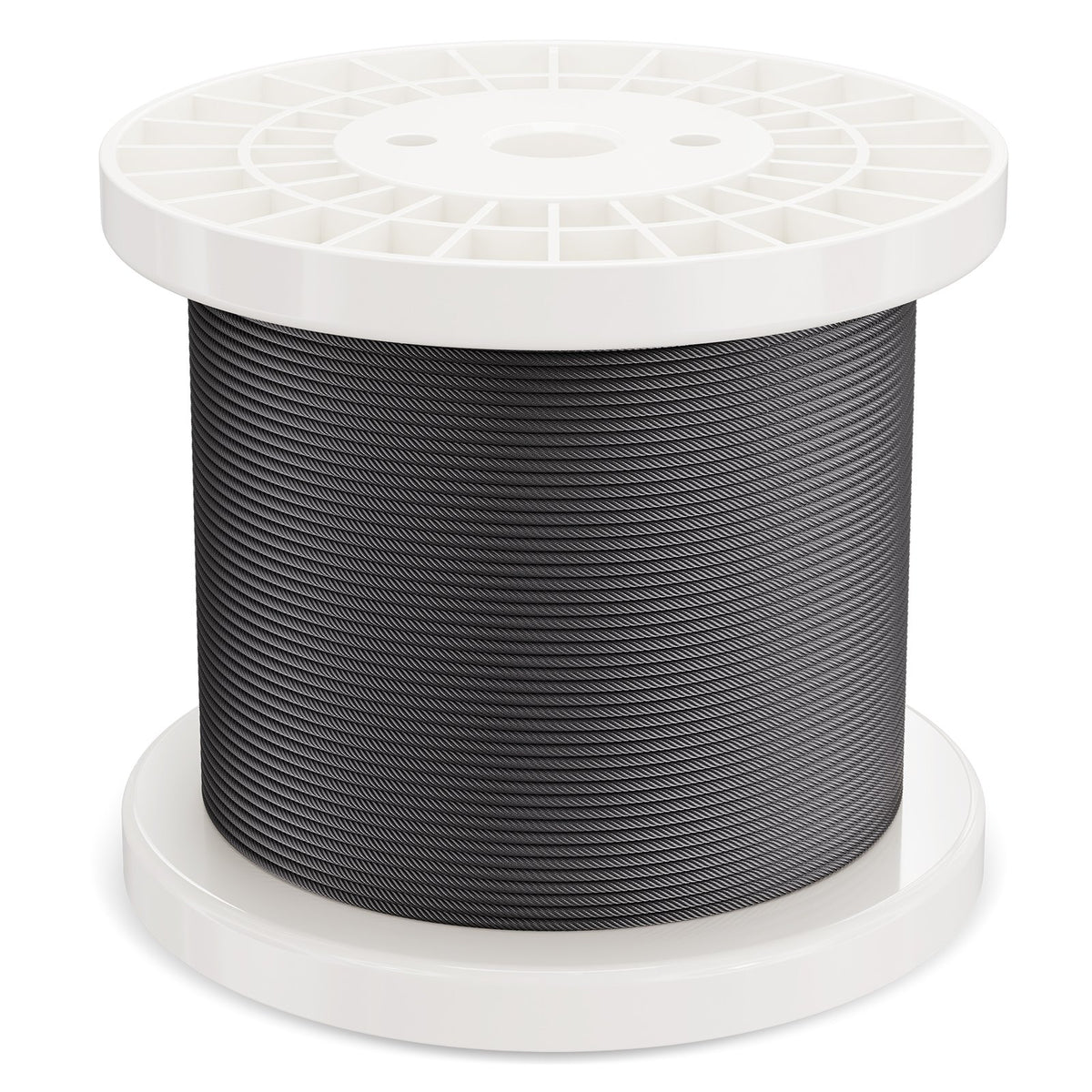 Stainless Steel Cable | T316 3.18mm 7x7 Wire Rope | 152.4m for Railing & Rigging