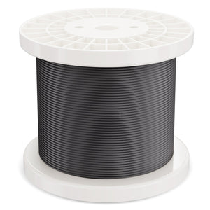 Stainless Steel Cable | T316 3.18mm 7x7 Wire Rope | 152.4m for Railing & Rigging