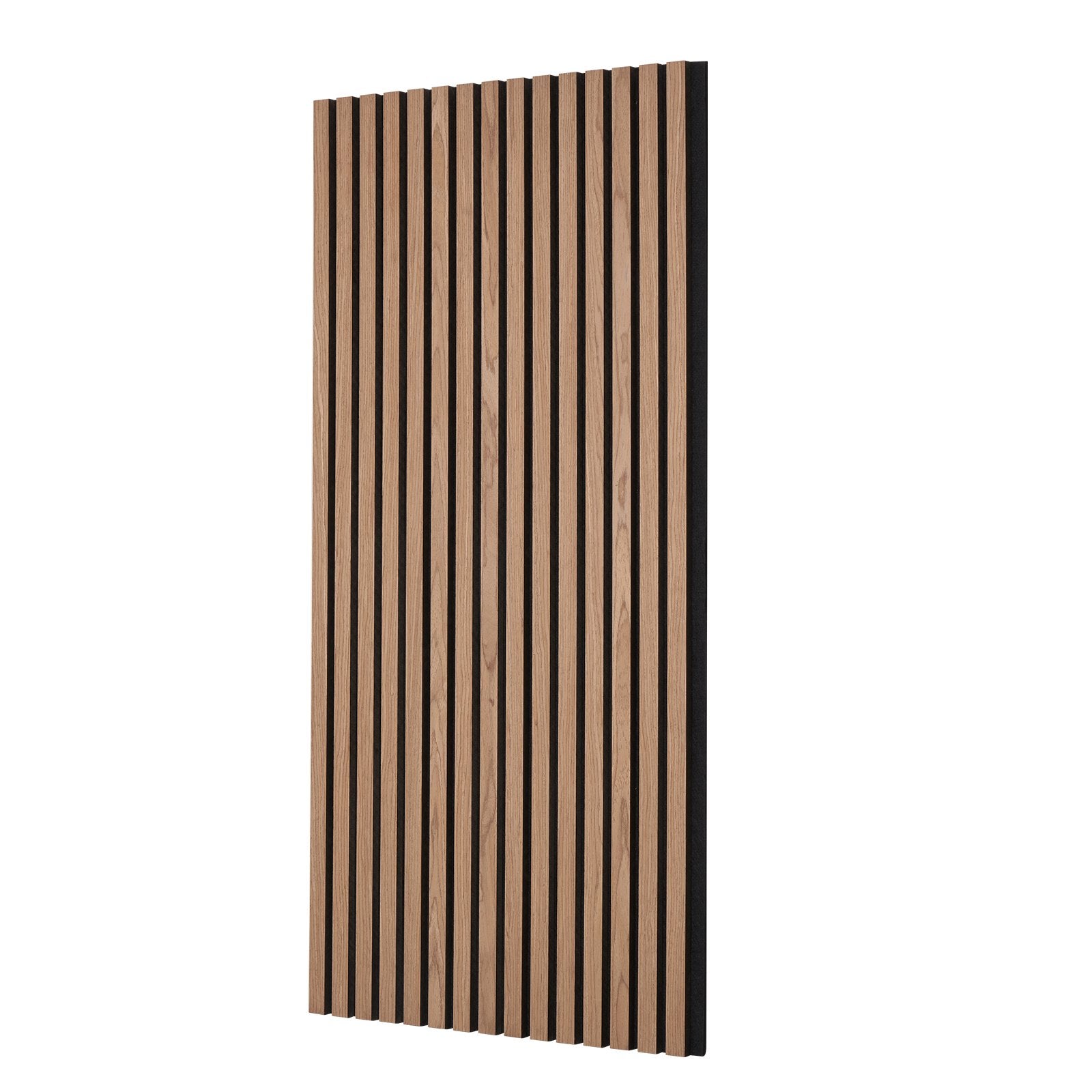 Wood Slat Acoustic Panels | 23.6"x47.2" Modern Wall Panels | Walnut Finish