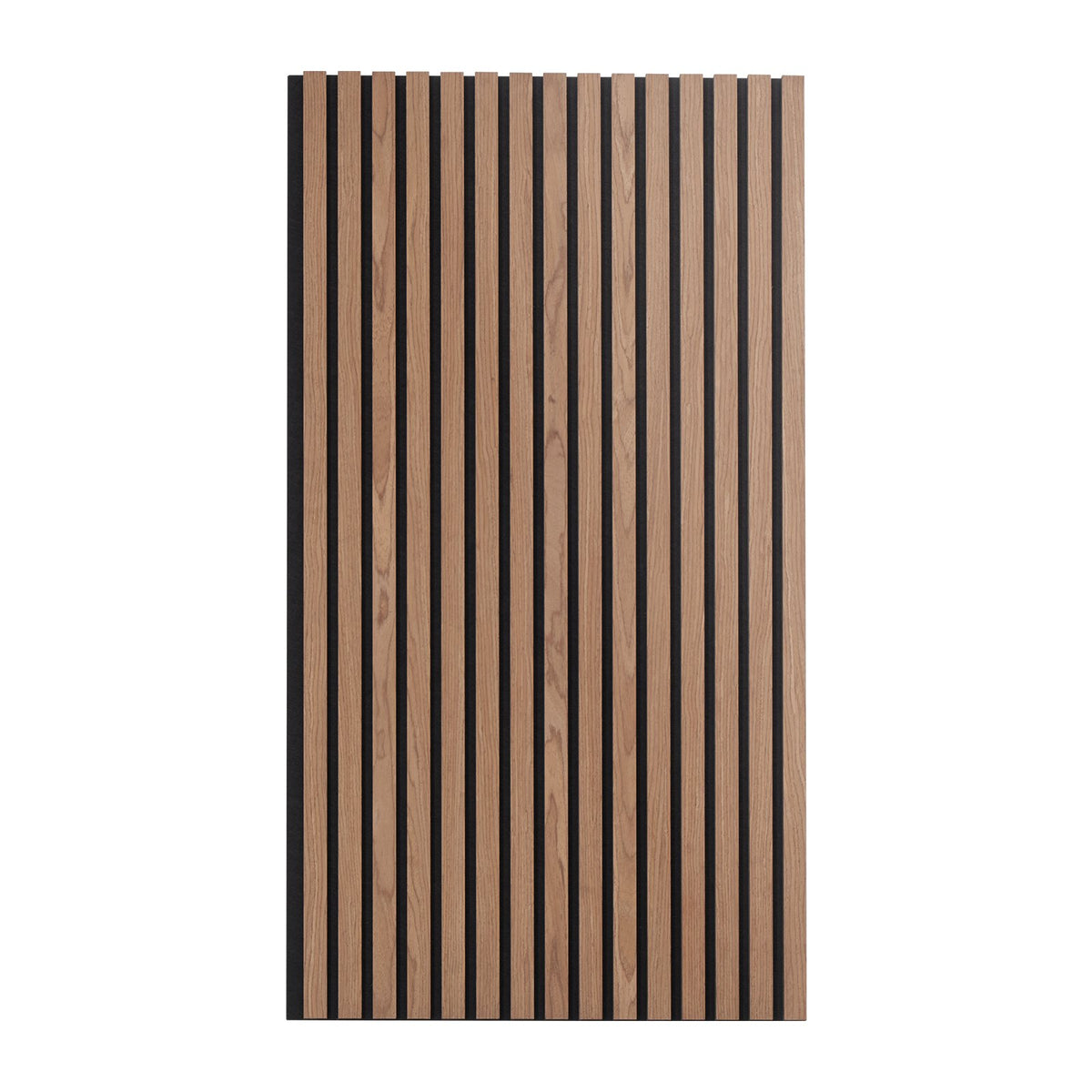 Wood Slat Acoustic Panels | 23.6"x47.2" Modern Wall Panels | Walnut Finish