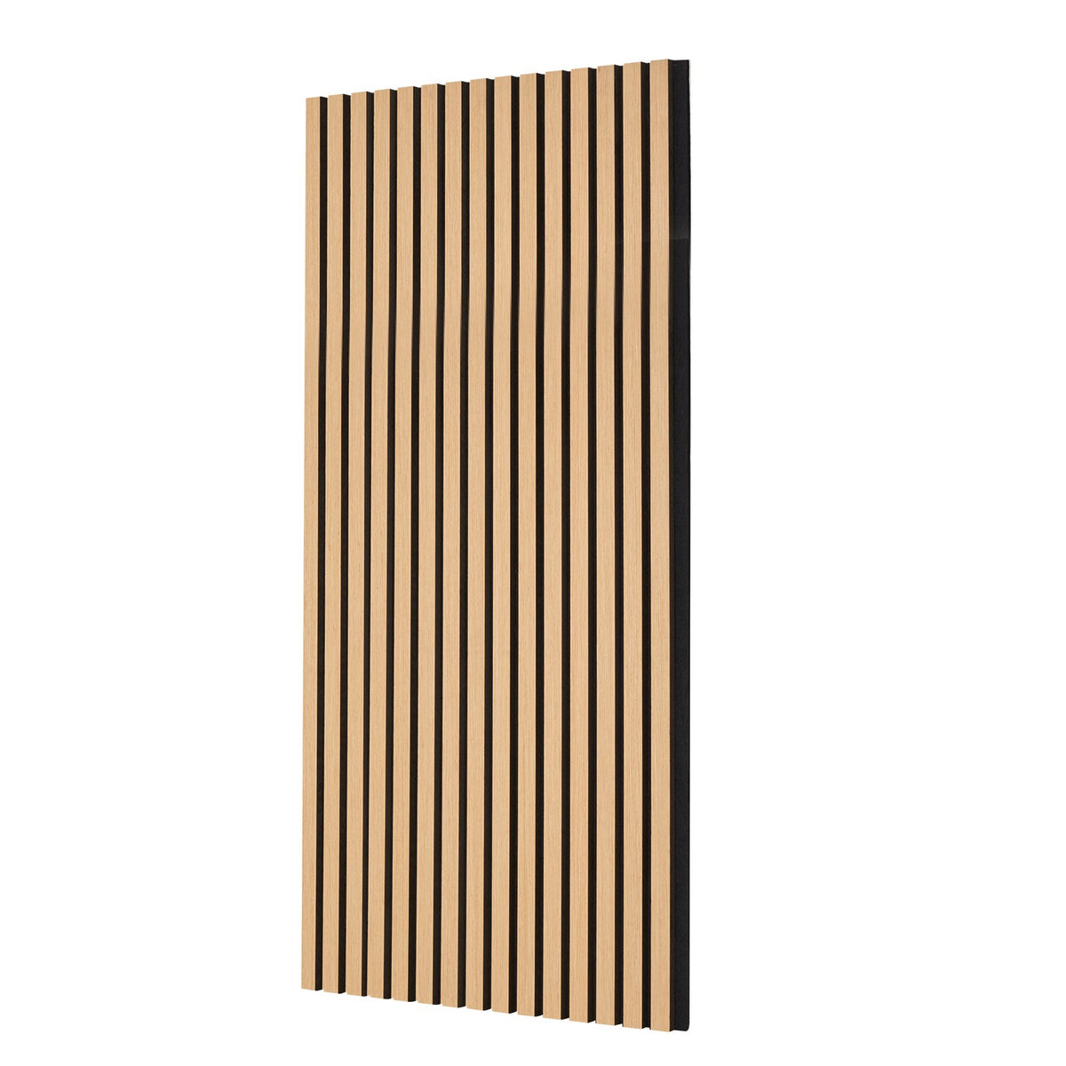 Wood Slat Acoustic Panels | 23.6"x47.2" Decorative Wall Panels | Light Oak Finish