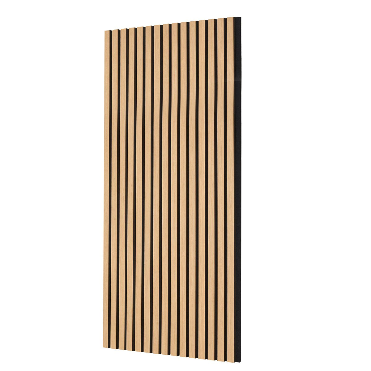 Wood Slat Acoustic Panels | 23.6"x47.2" Decorative Wall Panels | Light Oak Finish