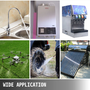 Water Pressure Pump | 12V 40PSI Self-Priming 17L/Min for RV/Marine