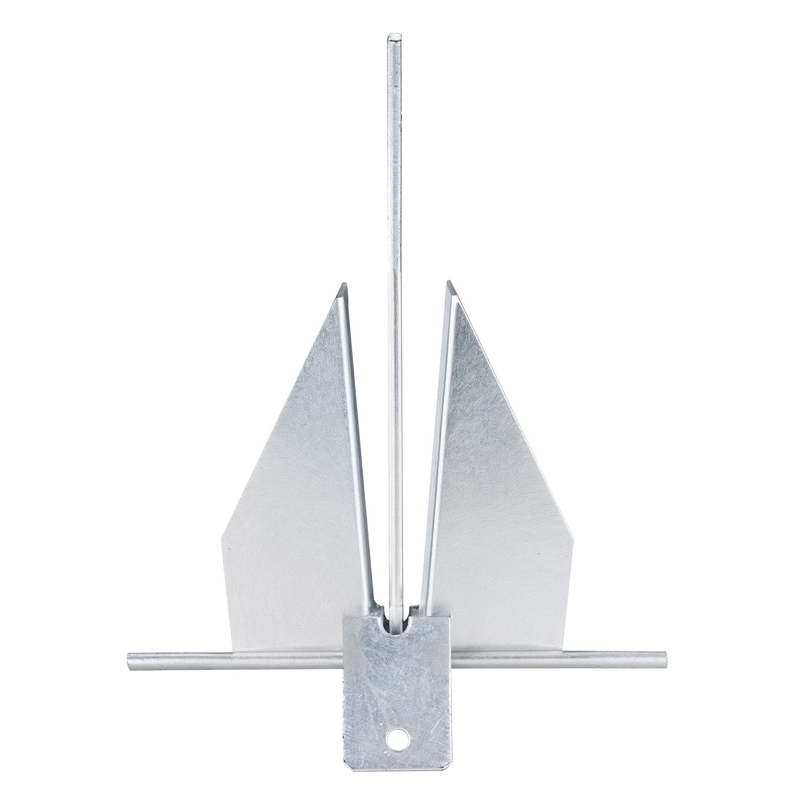 Fluke Anchor Kit | 8.5lb Galvanized Steel with Chain, Rope & Shackles
