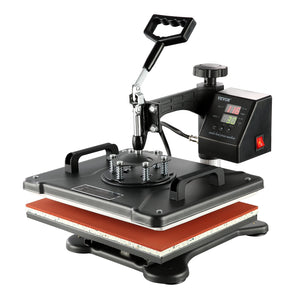 Heat Press Machine | 8-in-1 1400W Sublimation Press | 12"x15" Clamshell Design