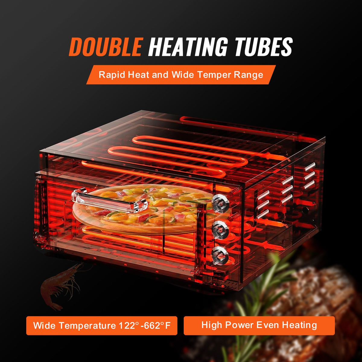 Countertop Pizza Oven | Electric 16" Pizza Maker | Indoor Commercial