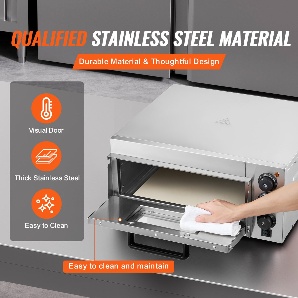 Countertop Pizza Oven | Electric 16" Pizza Maker | Indoor Commercial