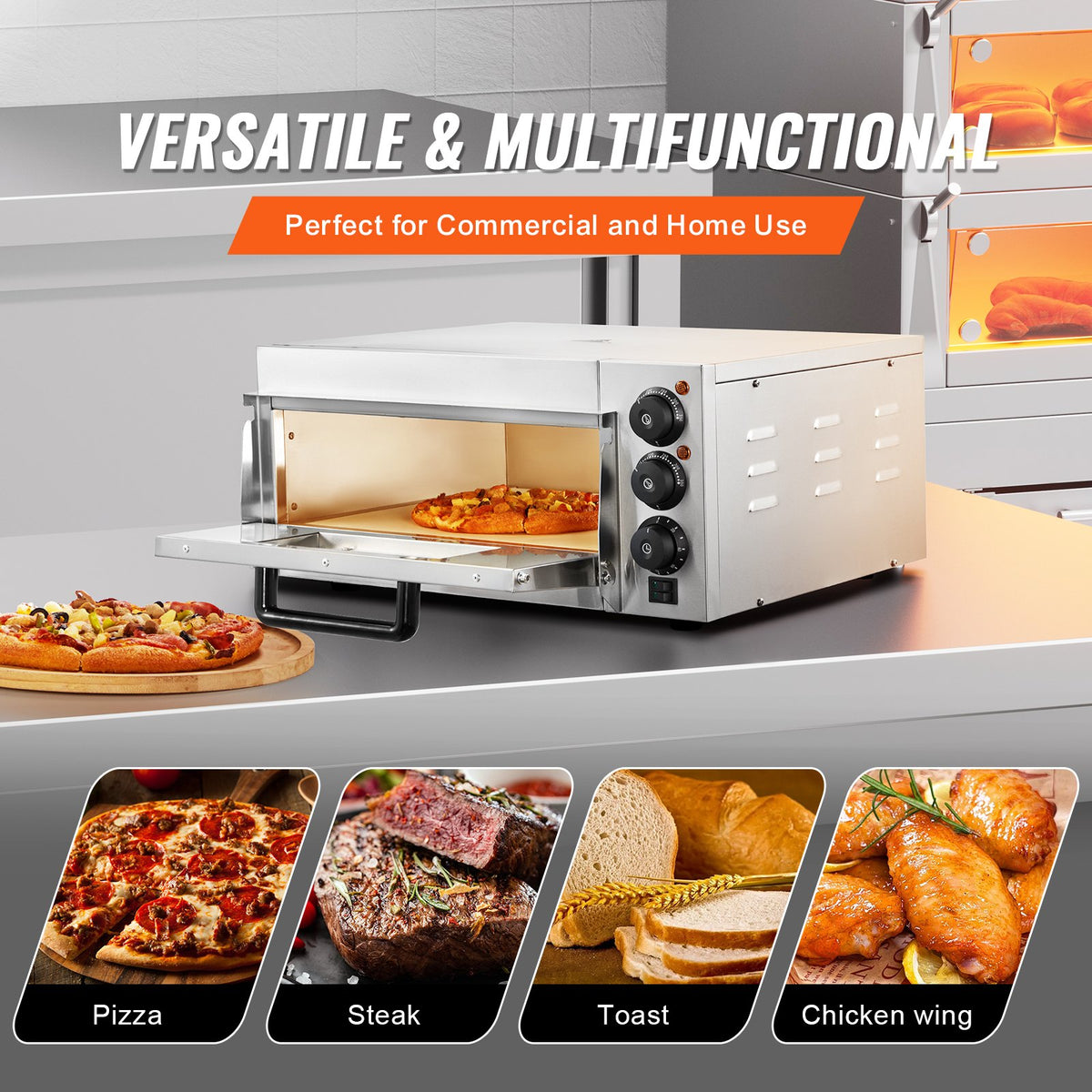 Countertop Pizza Oven | Electric 16" Pizza Maker | Indoor Commercial