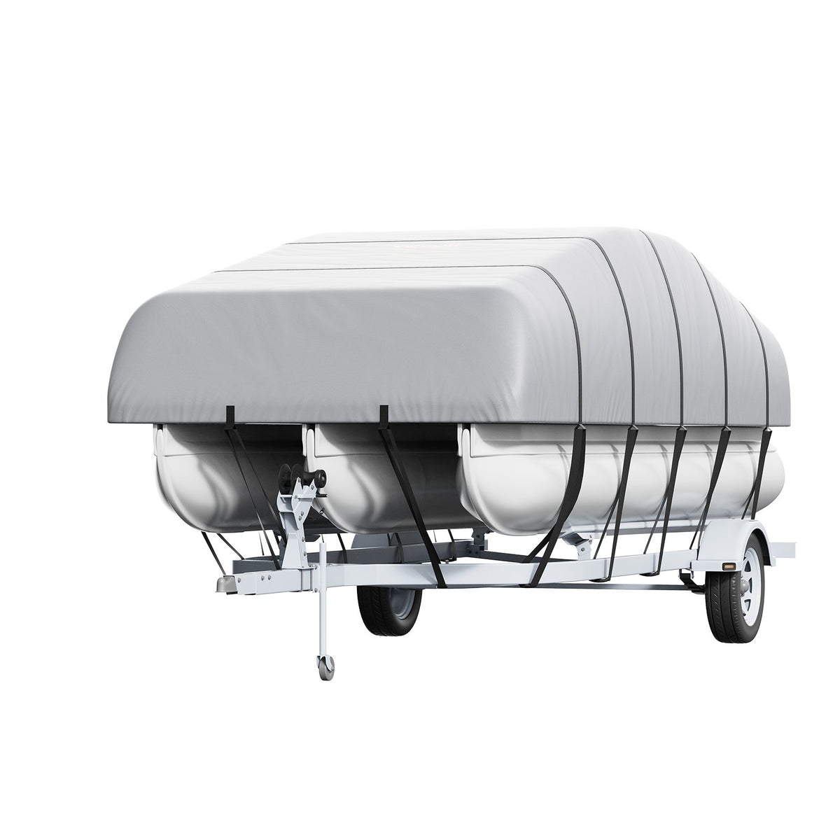 Pontoon Boat Cover | 800D Waterproof Trailerable | 23–24 ft