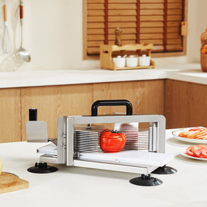 Commercial Tomato Slicer 3/16" | Stainless Steel Manual Vegetable Cutter