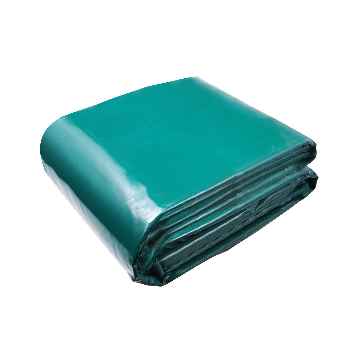 PVC Waterproof Tarp 16.5x29.5ft | Heavy Duty Green Tarpaulin with Grommets & Reinforced Edges