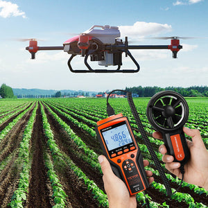 Handheld Anemometer | Digital Wind Speed, Temperature & CFM Meter with Backlight