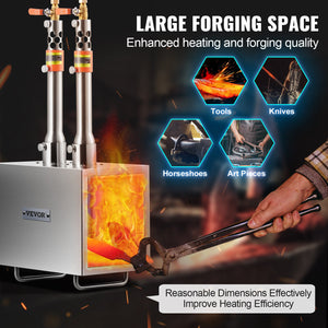 Propane Forge | 2 Burner Metal Knife Farrier Forge