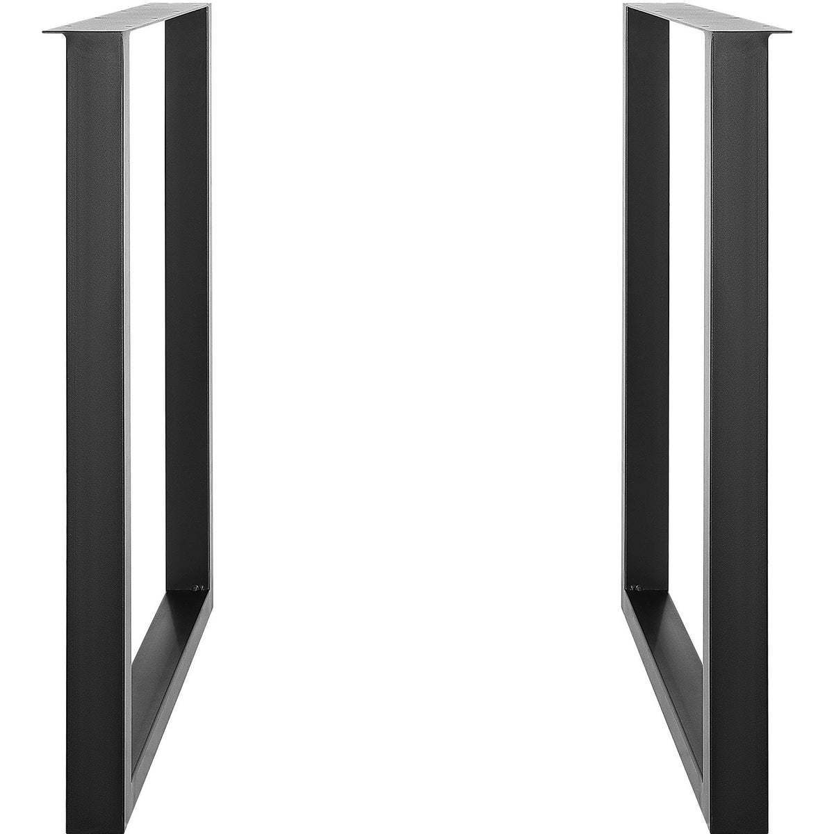 Adjustable Furniture Legs 711.2mm | Heavy Duty Steel Desk Legs Set of 2 | 453.6kg Load Capacity | Quick Install Black Finish