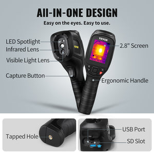 Infrared Thermal Imager | 240x180 IR Resolution | 2.8" LCD Display Thermal Camera